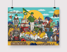 Load image into Gallery viewer, Largest Farmer&#39;s Protest | DesiPun Art print
