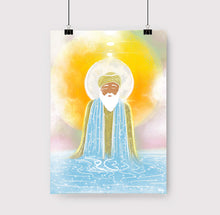 Load image into Gallery viewer, Light through Nanak  |  DesiPun Art Print
