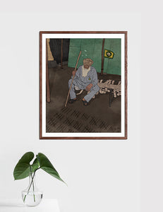Farmer's Sacrifice | DesiPun Art print