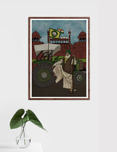 Load image into Gallery viewer, Farmers at Red Fort | DesiPun Art print
